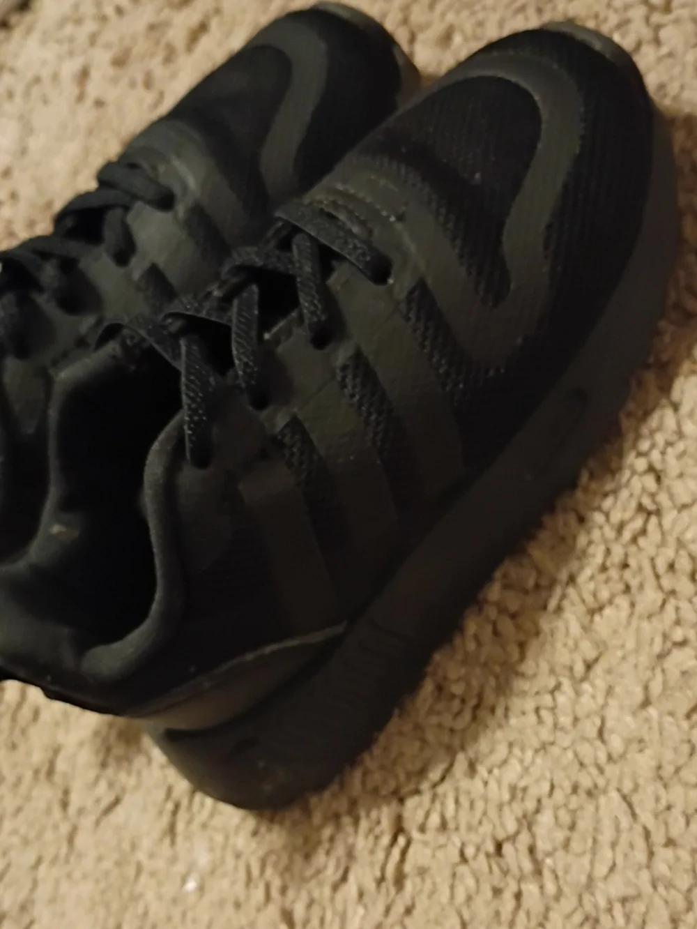 Toddler Adidas Black Sneakers Size 6K